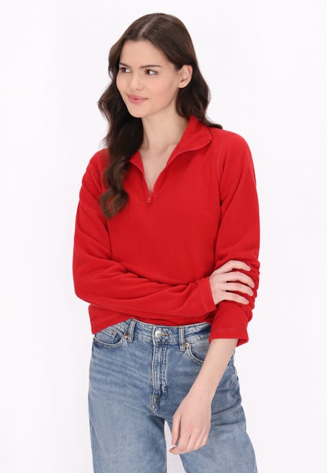 Mymo Fleece trui Dames rood - Image 3