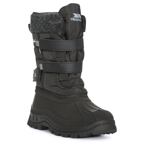 Trespass Childrens Boys Strachan II Waterproof Touch Fastening Snow Boots