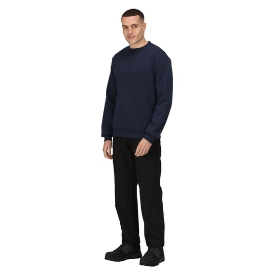 Regatta Mens Pro Crew Neck Sweatshirt (Navy)