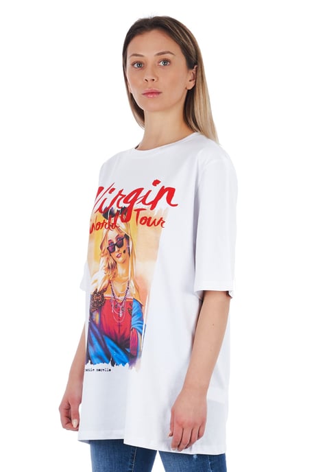 Frankie Morello Wopticalwhite T-shirt - Image 2