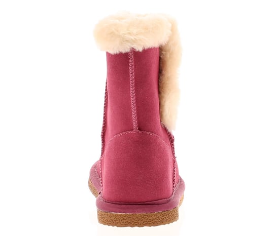 Hush Puppies Ashlyn Genuine Suede Bootie Slippers Rose - Image 3