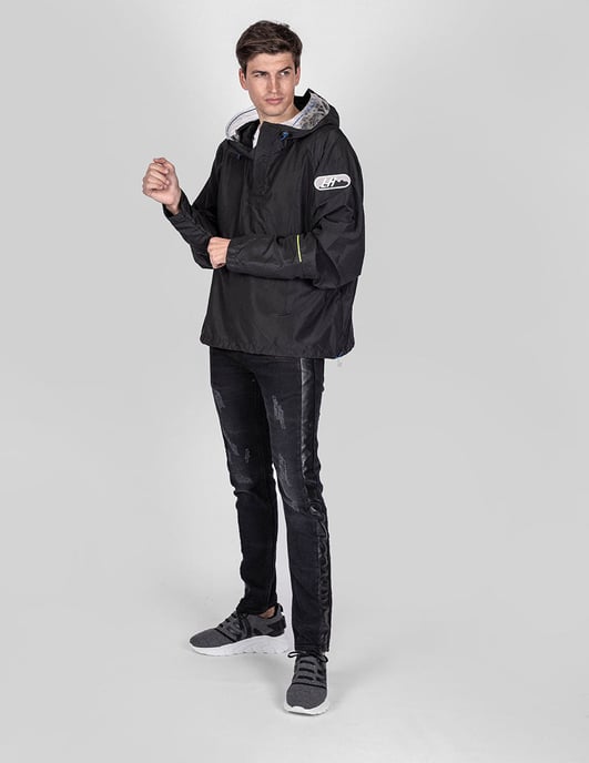 Les Hommes jas K Way Mannen zwart - Image 2
