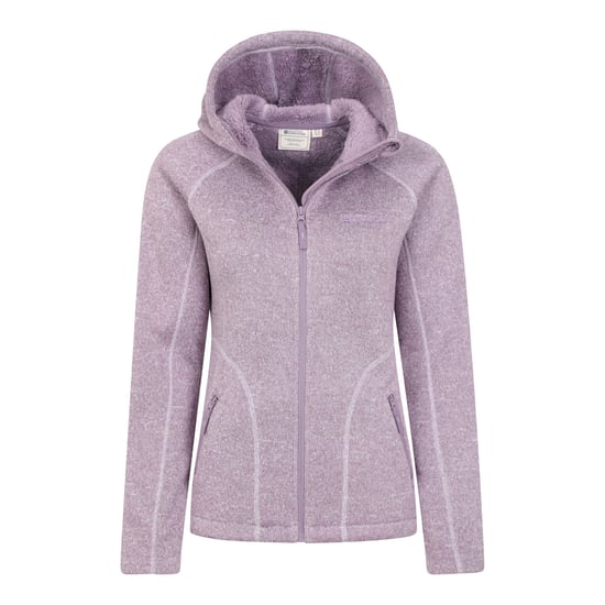 Mountain Warehouse Dames/Dames Nevis Bontgevoerde Full Zip Hoodie (Paars) - Image 5