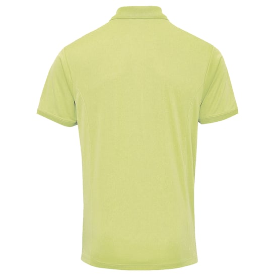 Premier Heren Coolchecker Pique korte mouw Polo T-Shirt (Kalk) - Image 2