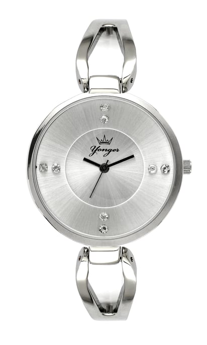 Yonger and Bresson Silver Dial with Silver Band Watch