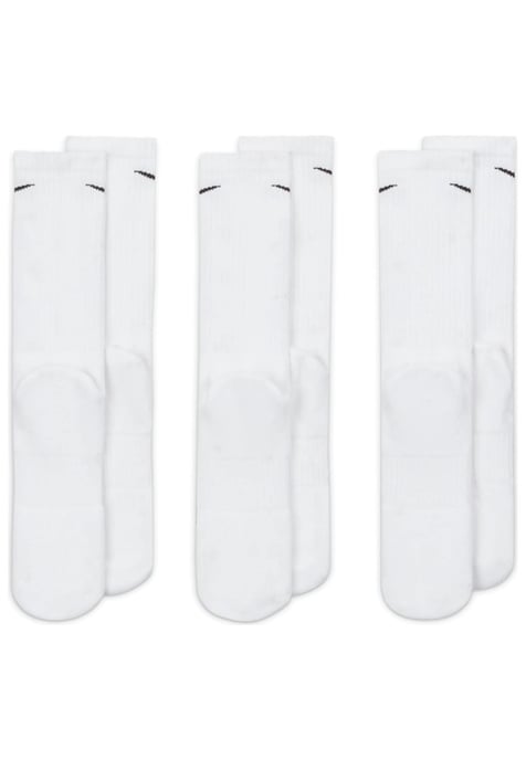 Nike Everyday Cushion Crew Trainingssokken 3 paar in wit - Image 3