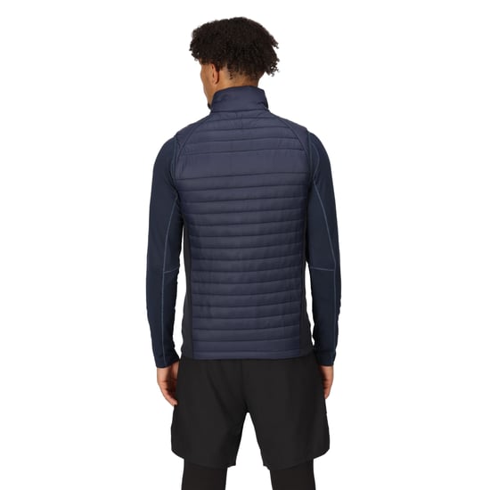 Regatta Mens Navigate Quilted Hybrid Gilet (Navy/French Blue)