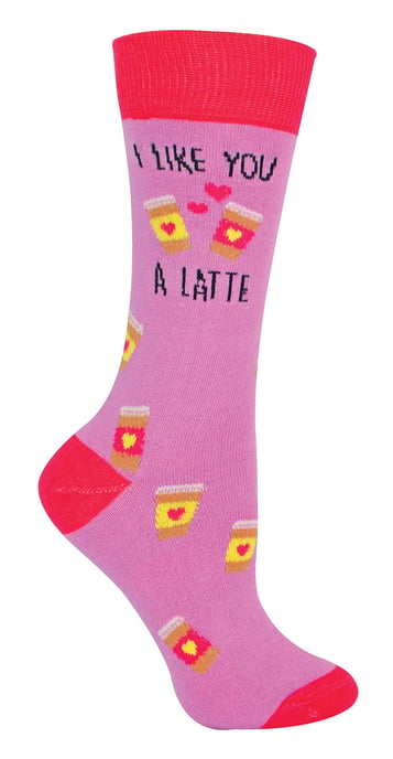 Urban Eccentric - I Like You A Latte NieuwigheidSokken - Ik Vind Je Een Latte Leuk - Image 1
