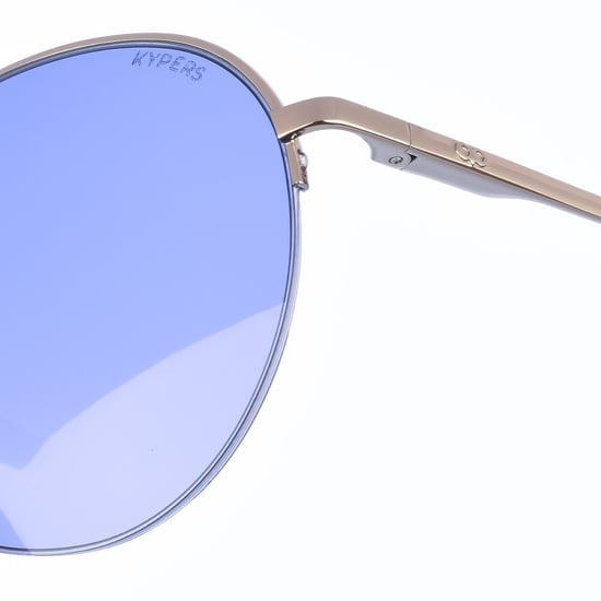 Maxy women's oval-shaped metal sunglasses