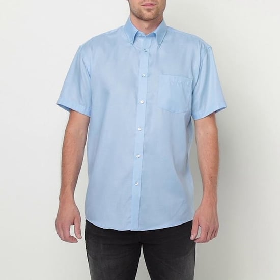 Russell Collectie Heren Korte Mouw Ultiem Niet-Ijzershirt (Heldere lucht) - Image 4