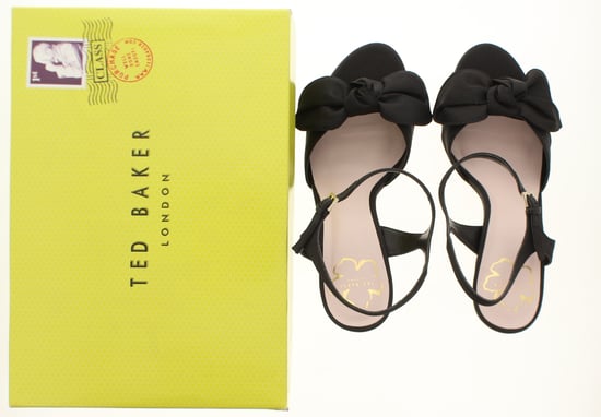 Ted Baker Dames Schoenen Heevia Hak Stiletto Strikdetail Strappy Zwart - Image 6