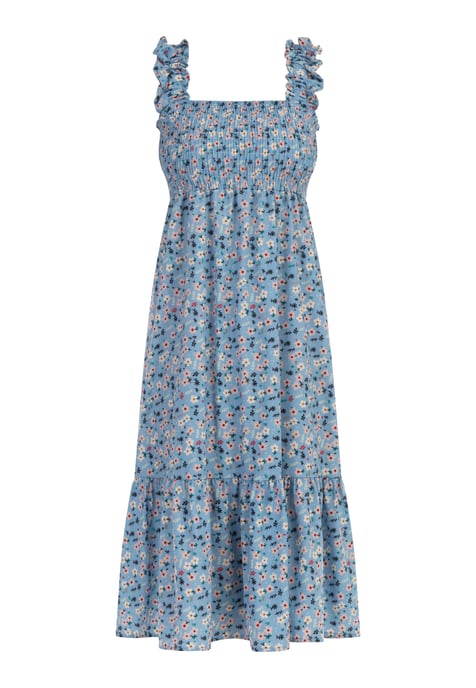 Mymo midi-jurk Dames Blauw Veelkleurig - Image 1