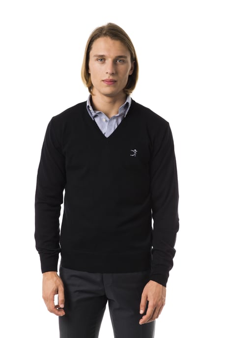 Uominitaliani Men's Nero Sweater