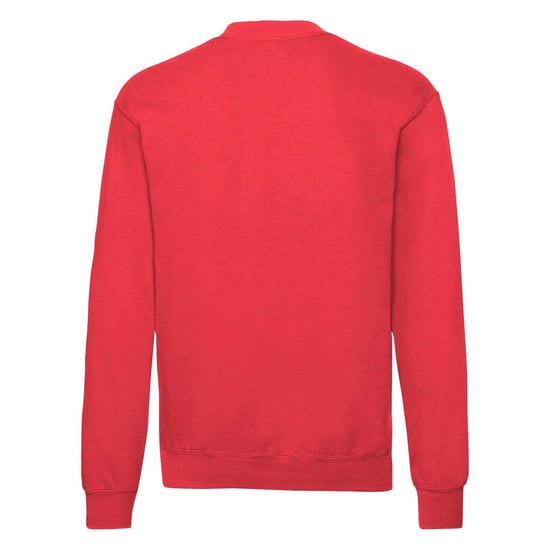 Fruit of the Loom Heren Klassiek 80/20 Ingezet Sweatshirt (Rood) - Image 2