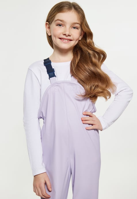 Schmuddelwedda Regenbroek gemaakt van gerecycled materiaal meisjes (kinderen) Pastelkleurige lavendel - Image 3