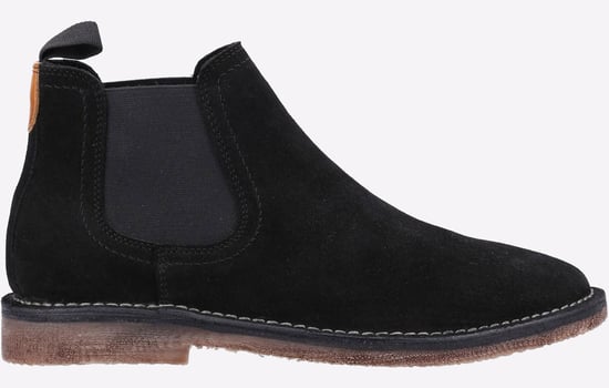 Hush Puppies Shaun Suède Heren Zwarte Laarzen - Image 1