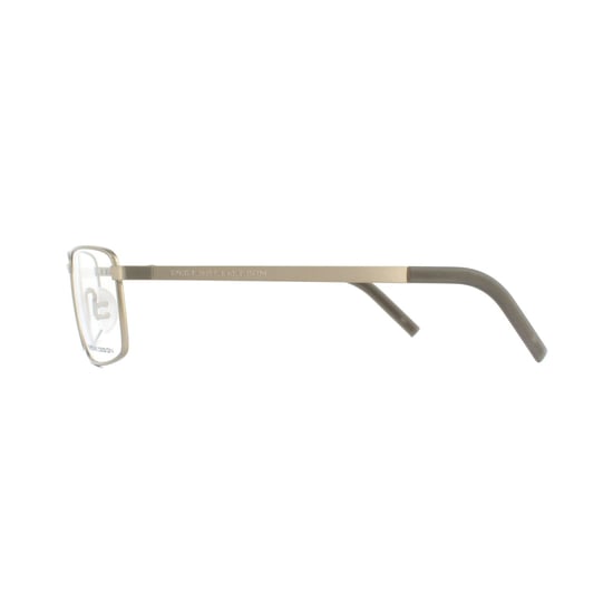 Porsche Design Rectangular Light Gold Mens  Glasses Frames