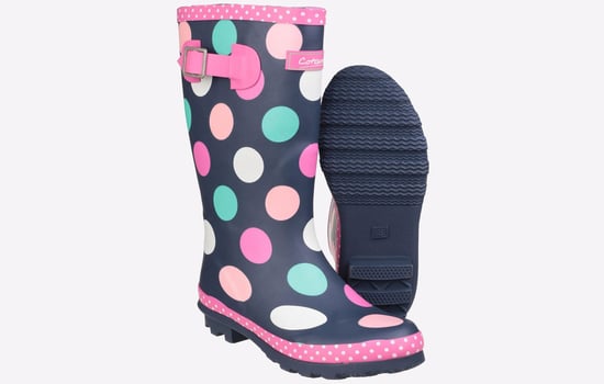 Cotswold Dotty Rubber Multicoloured Wellington Boots - Image 4