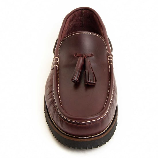 Purapiel Moccasin Puranautic In Burgundy