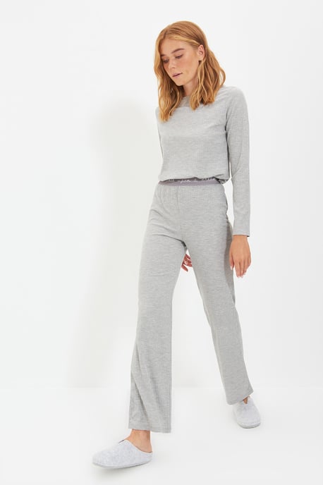 Trendyol Vrouwen  Ronde hals Pyjama Set 2 pak - Image 6