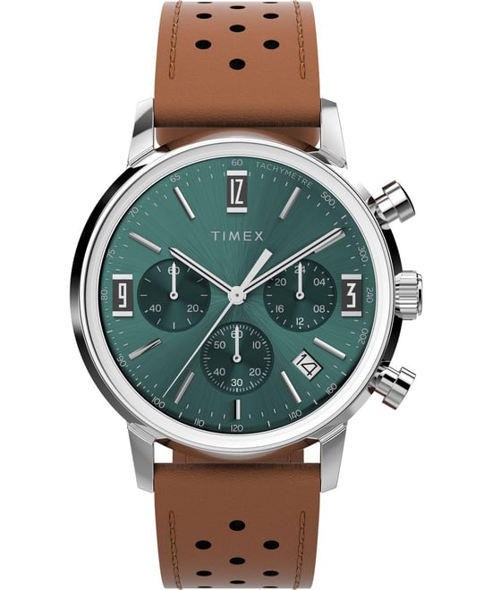 Timex Marlin Chrono Heren Horloge Bruin TW2W10100 - Image 1