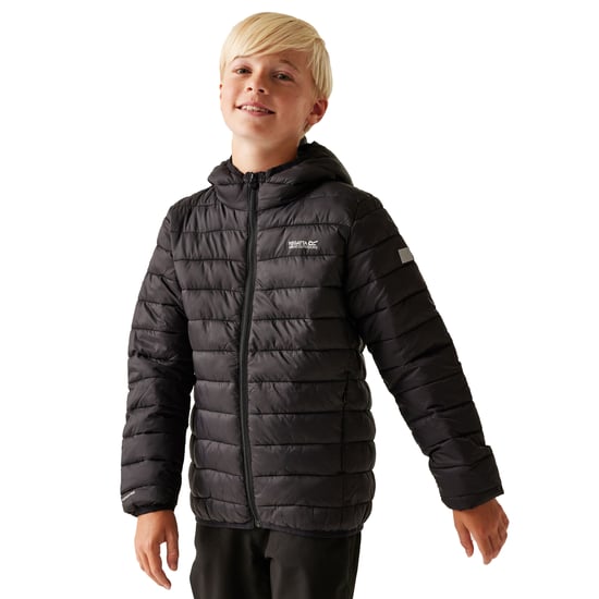 Regatta Childrens/Kids Marizion Hooded Padded Jacket (Black)
