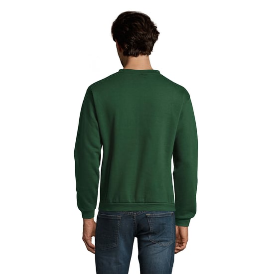 SOLS Heren Spider Ronde Hals Sweatshirt (Fles groen) - Image 2