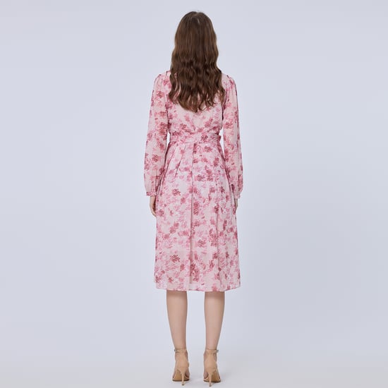 Bloemenprint shirt-jurk - Image 6