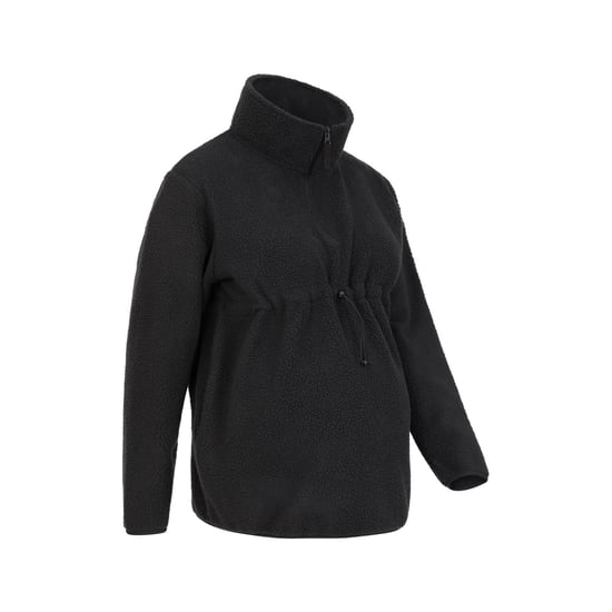 Mountain Warehouse Dames/Dames Sherpa Half Rits Zwangerschaps Fleece Top (Zwart) - Image 5