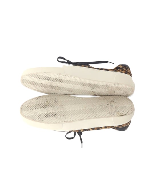 Saint Laurent Venice Leather-Trimmed Sneakers in Animal Print Canvas - Image 6