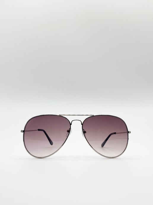 Classic Aviator Metal Frame Sunglasses