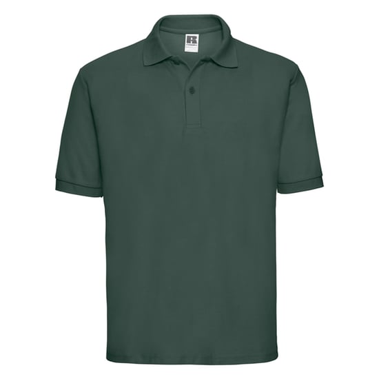 Russell Heren Klassiek Polycotton Poloshirt (Fles groen) - Image 1