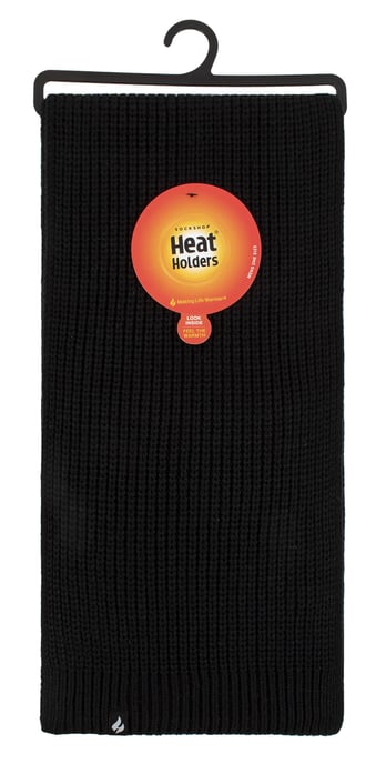 Heat Holders - Winddichte fleece wintersjaal voor heren - Zwart - Image 2