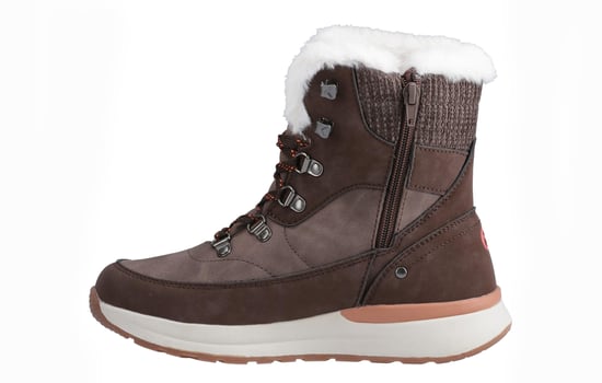 Cotswold Sheephouse Textiel Dames Bruine Wandelschoenen - Image 5