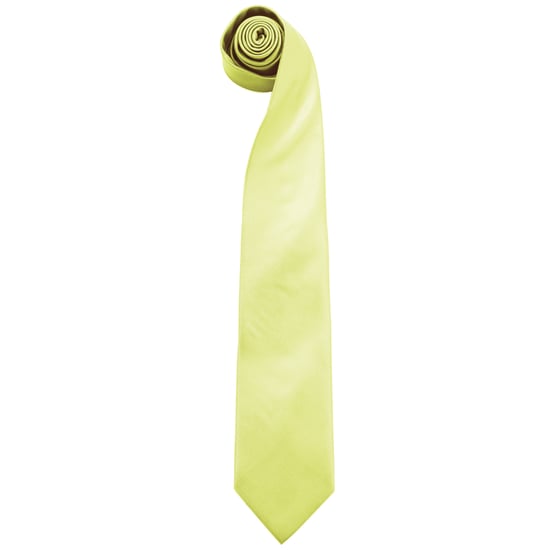 Premier Heren "Kleuren" Gewone mode / Business Tie (Pakket van 2) (Kalk) - Image 1