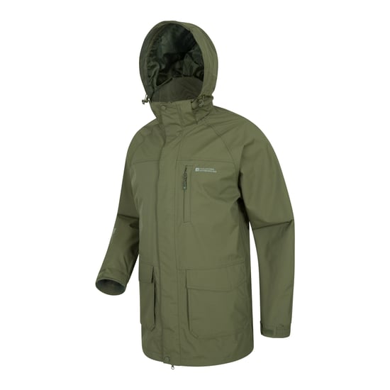 Mountain Warehouse Heren Glacier II Lange Waterdichte Jas (Khaki) - Image 4