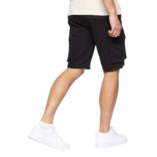 Crosshatch Heren Frentons Cargo Korte Broek (Zwart) - Image 2