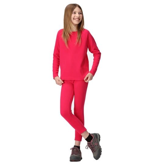 Regatta Girls Thermal Base Layer Leggings (Pink Potion)