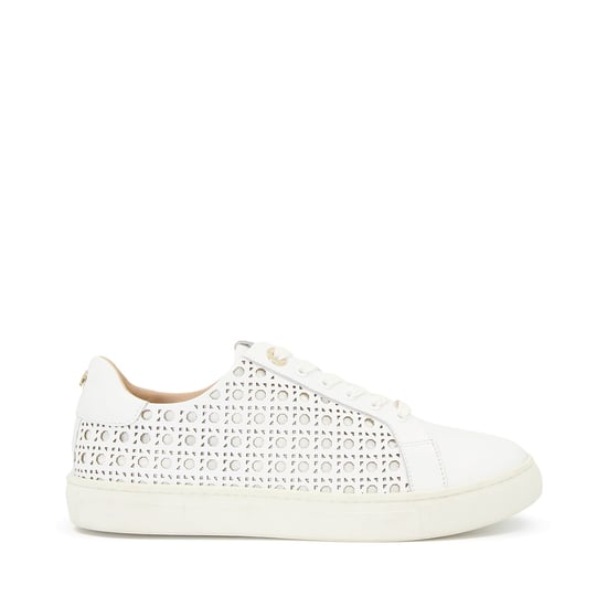 Dune Ease Leren Witte Sneakers Voor Dames - Image 2