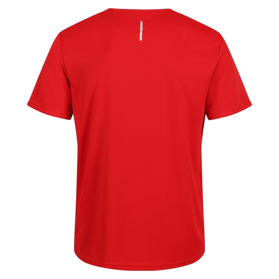 Regatta Mens Pro Reflective Moisture Wicking T-Shirt (Classic Red)