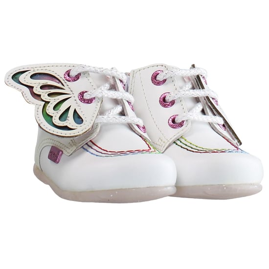 Kickers Hi Faires Kinder Laarzen Wit - Image 2