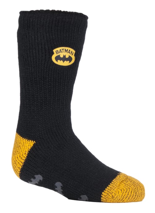 Heat Holders Karakter thermo pantoffelsokken voor kinderen - Batman - Image 1