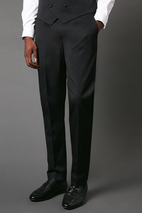Slim Fit Black Tuxedo Suit Trouser