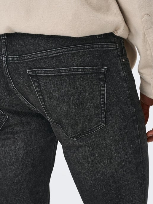 Loom Slim Zwarte Jeans - Zwart - Image 5
