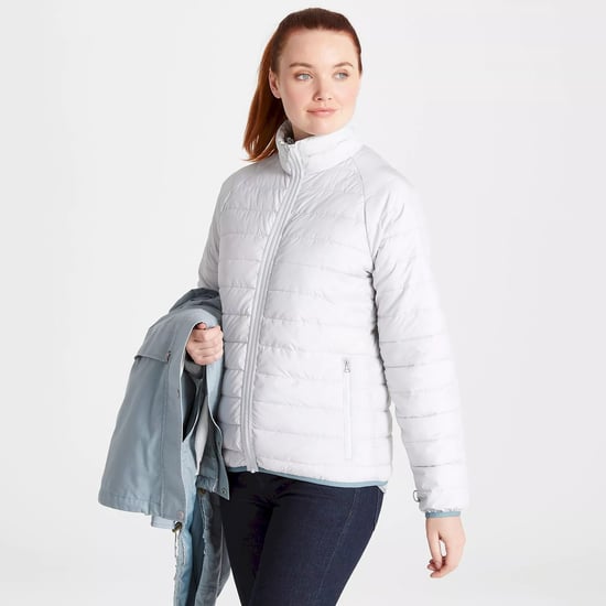 Craghoppers Womens/Ladies Saltaire Waterproof Jacket (Stormy Sea/Lunar Grey)