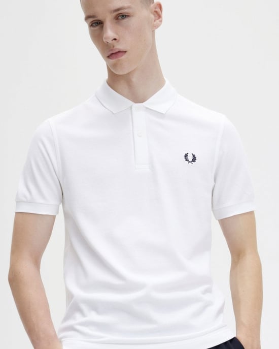 Fred Perry Heren Effen Signature Polo T-shirt NOS - Image 3