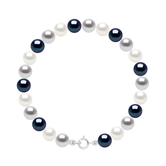 Bracelet of Real Cultured Freshwater Pearls Round 6-7 mm