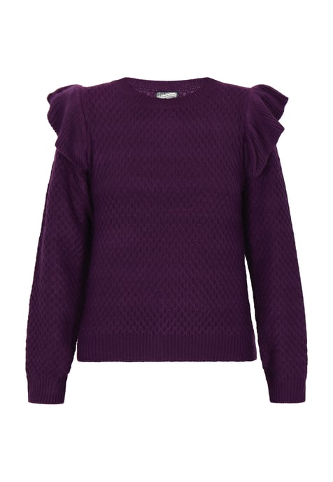 Dreimaster Jumper Dames paars - Image 1