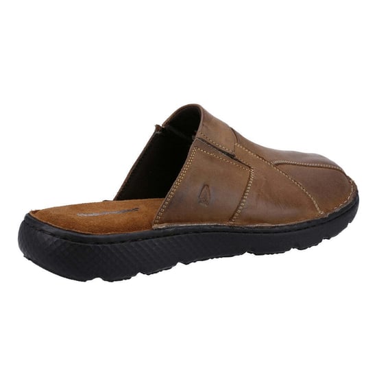 Hush Puppies Mens Carson Leather Mules (Brown)