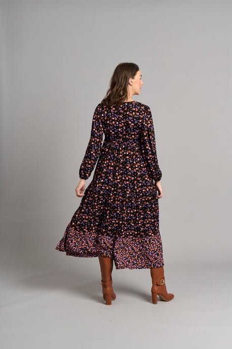 Amal Yolke Dress - Floral